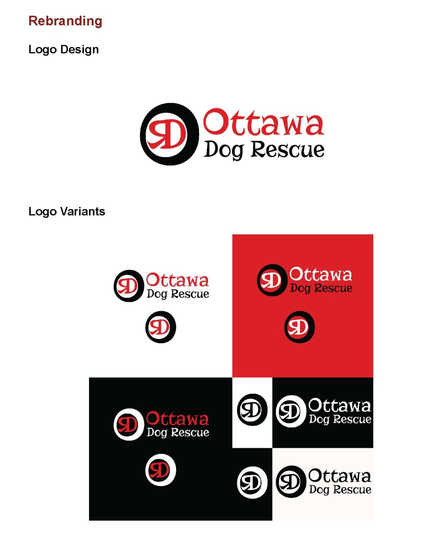 Ottawa Dog Rescue sheet